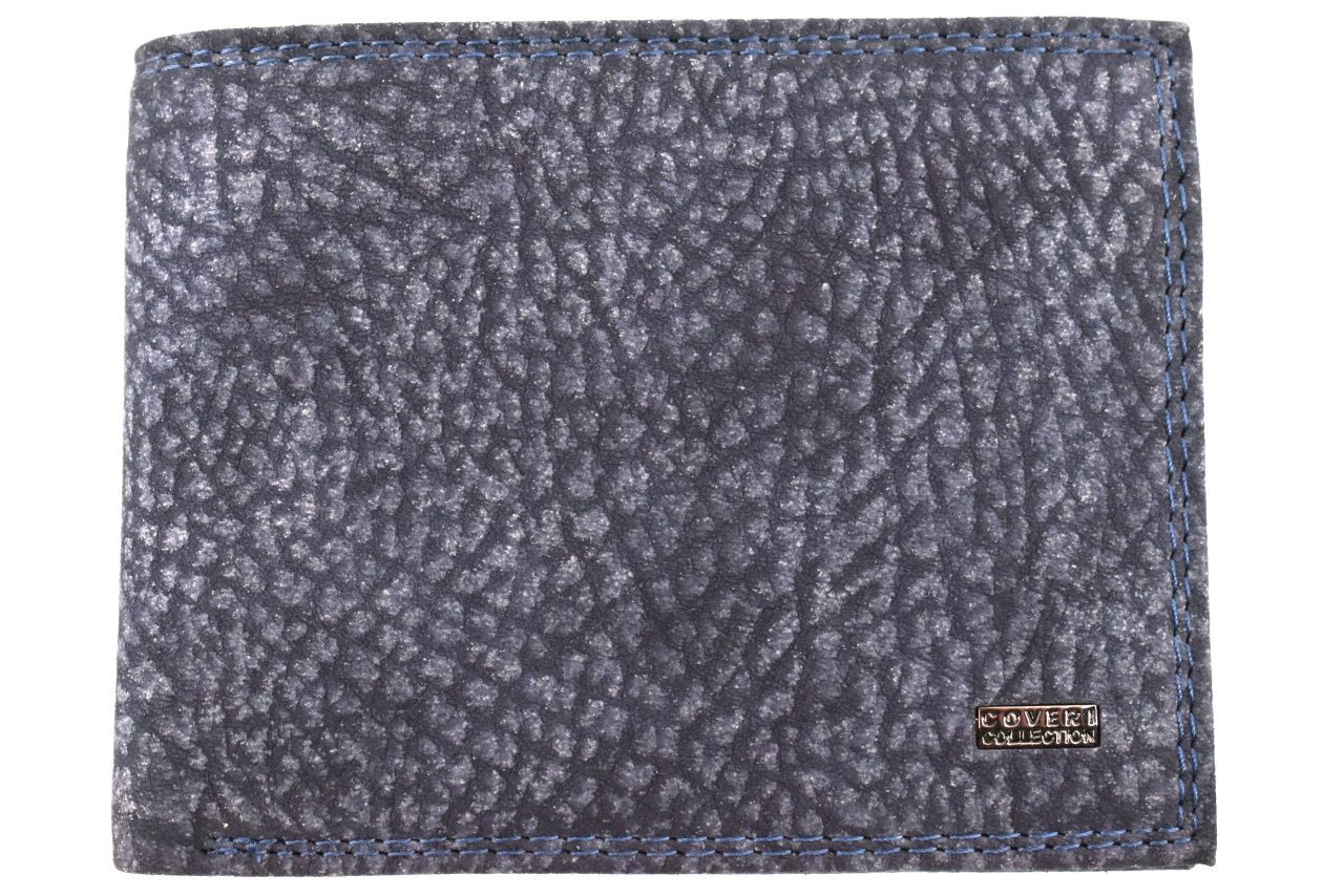 Pánská kožená peněženka Coveri Collection - modrá 32612