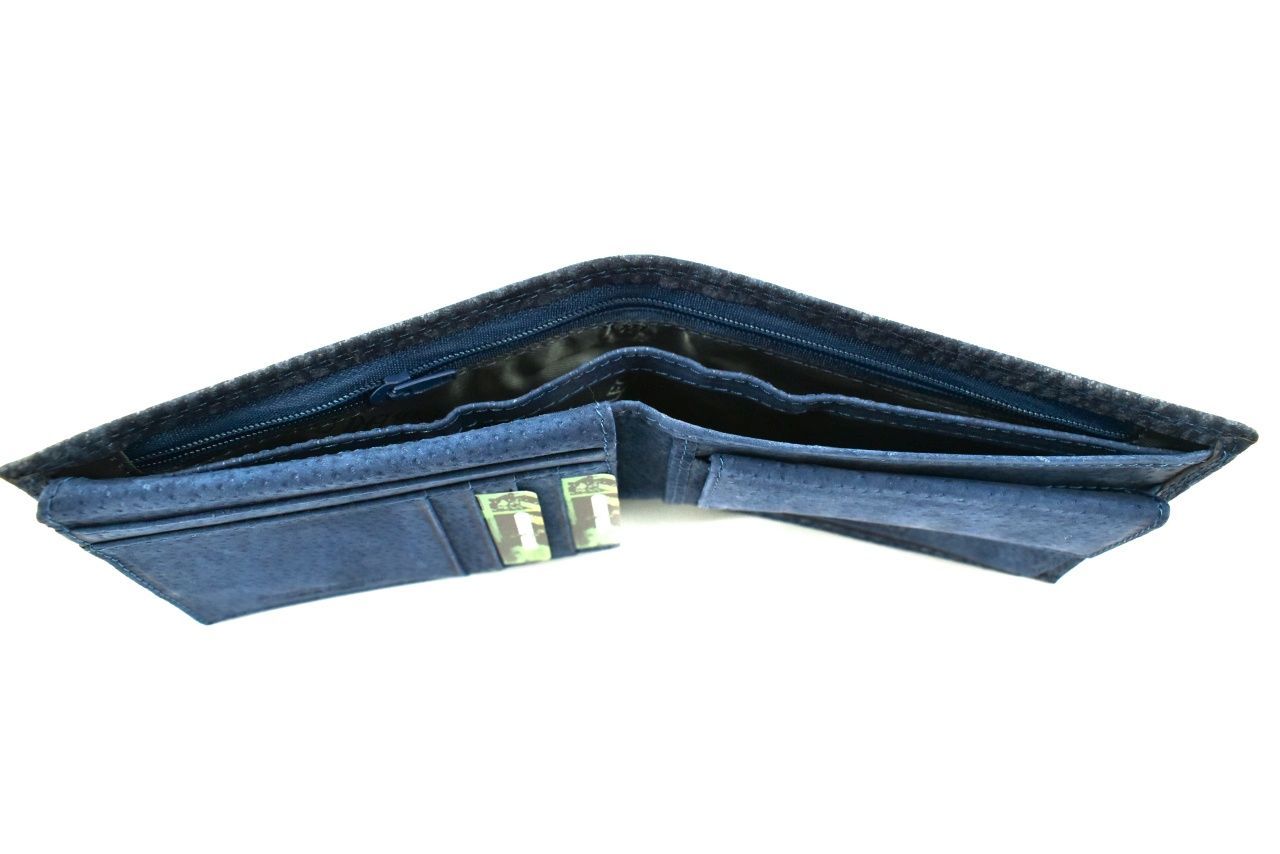 Pánská kožená peněženka Coveri Collection - modrá 32612
