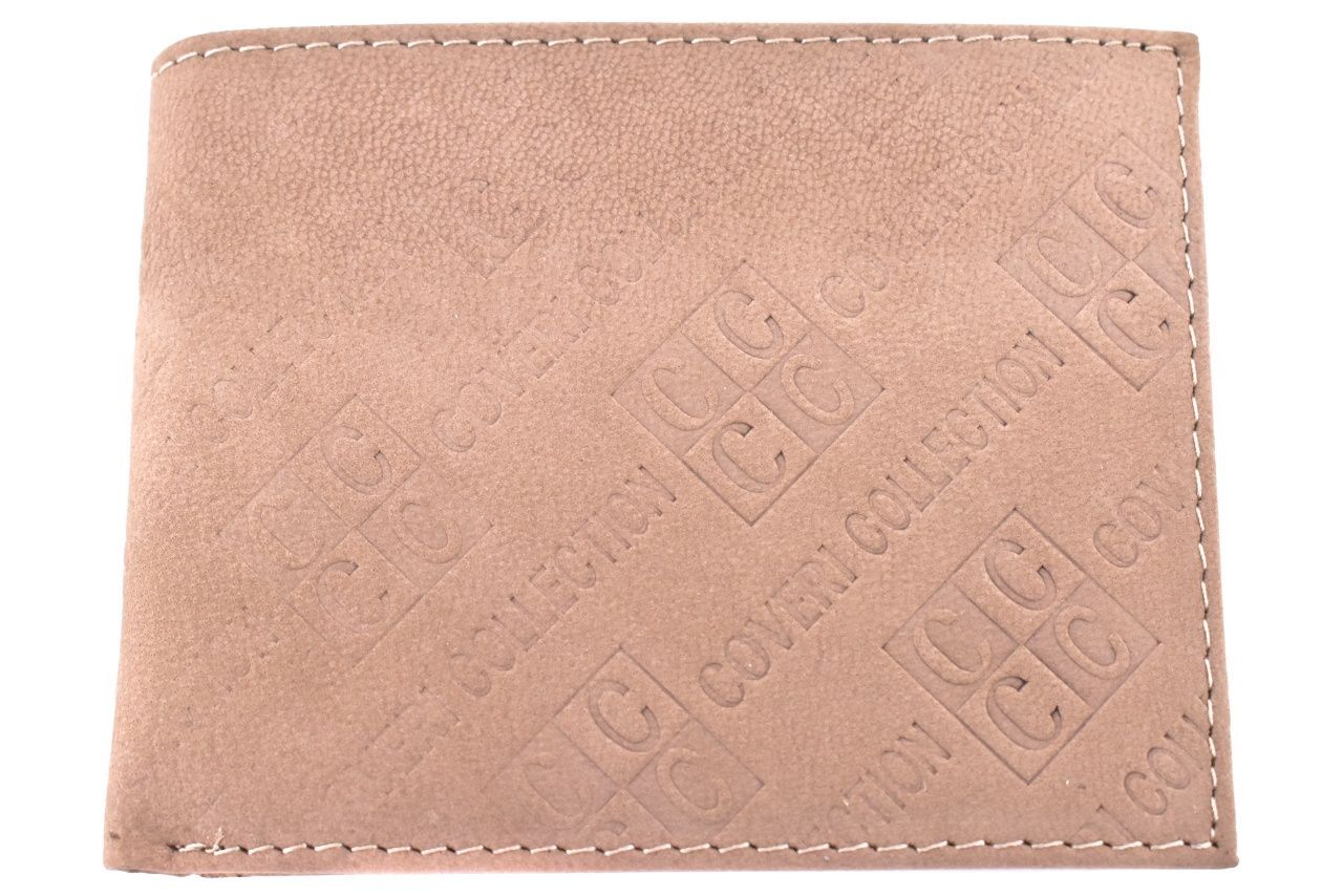 Pánská kožená peněženka Coveri Collection - béžová 31754