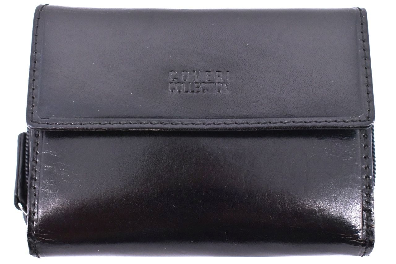 Dámská kožená peněženka Coveri - černá 32152