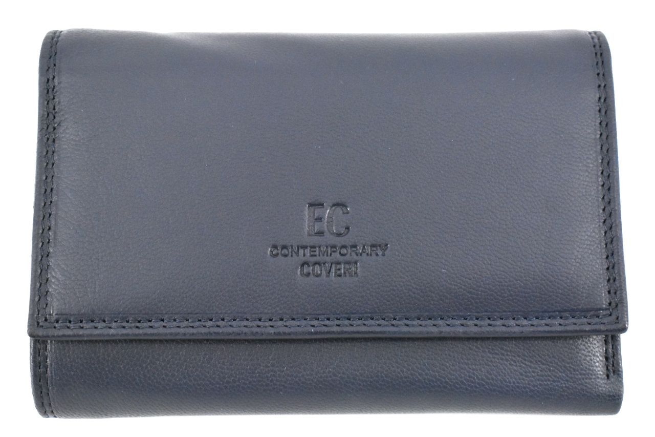 Dámská kožená peněženka Coveri - tmavě modrá 37102