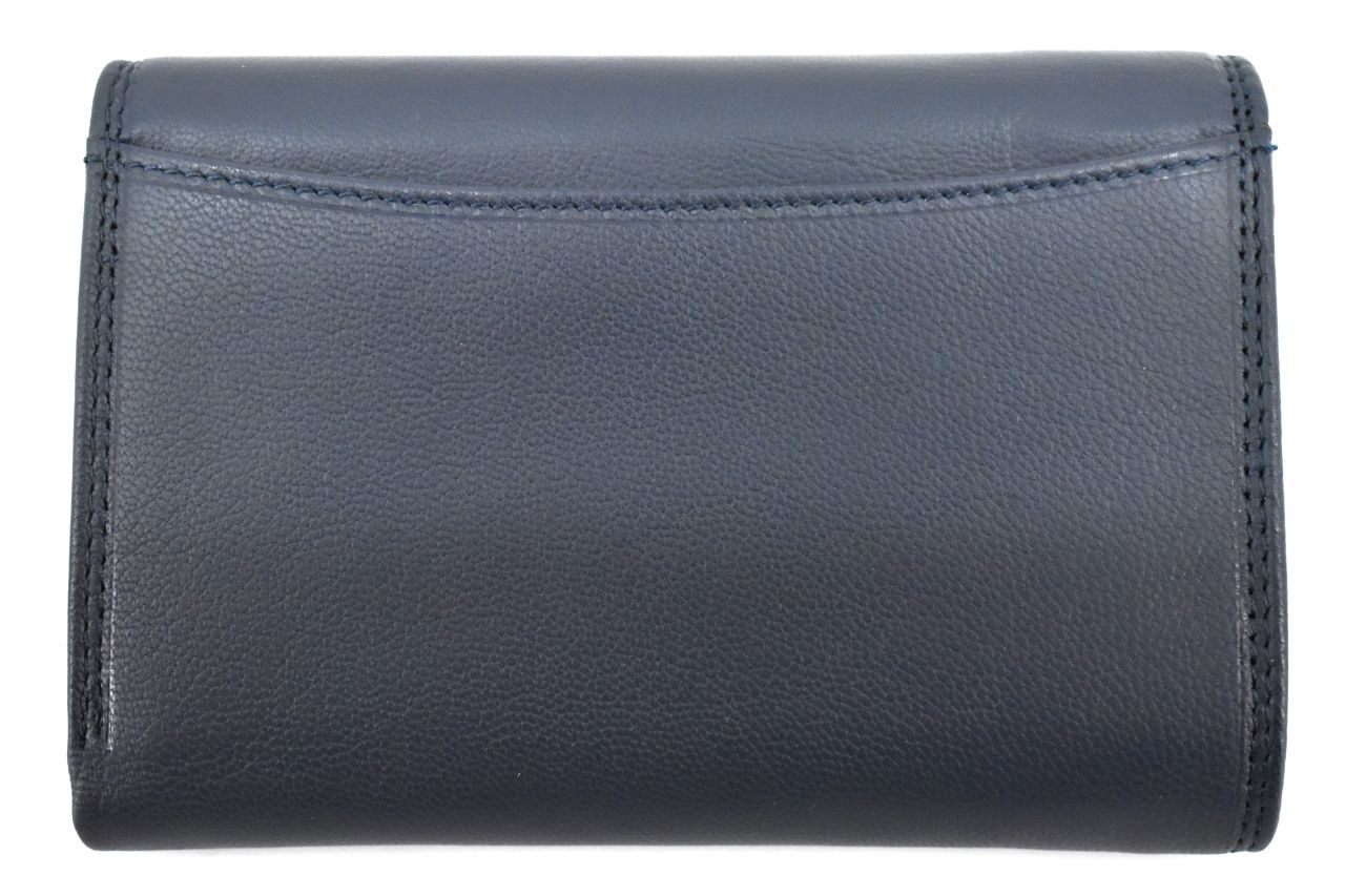 Dámská kožená peněženka Coveri - tmavě modrá