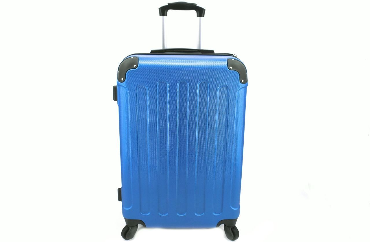 Cestovní palubní skořepinový kufr na čtyřech kolečkách Arteddy (XS) 30l - modrá 6016 (XS)