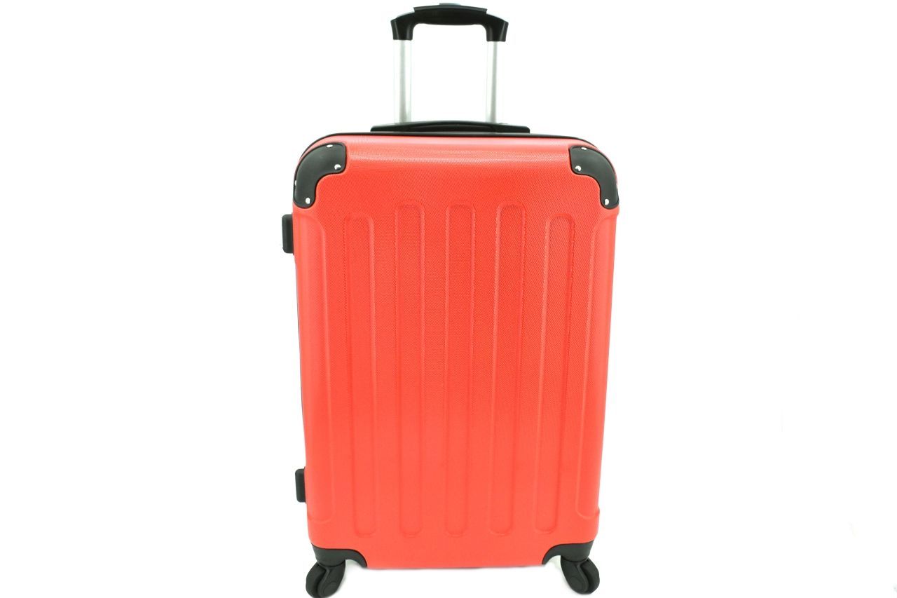 Cestovní palubní skořepinový kufr na čtyřech kolečkách Arteddy (XS) 30l - červená 6016 (XS)