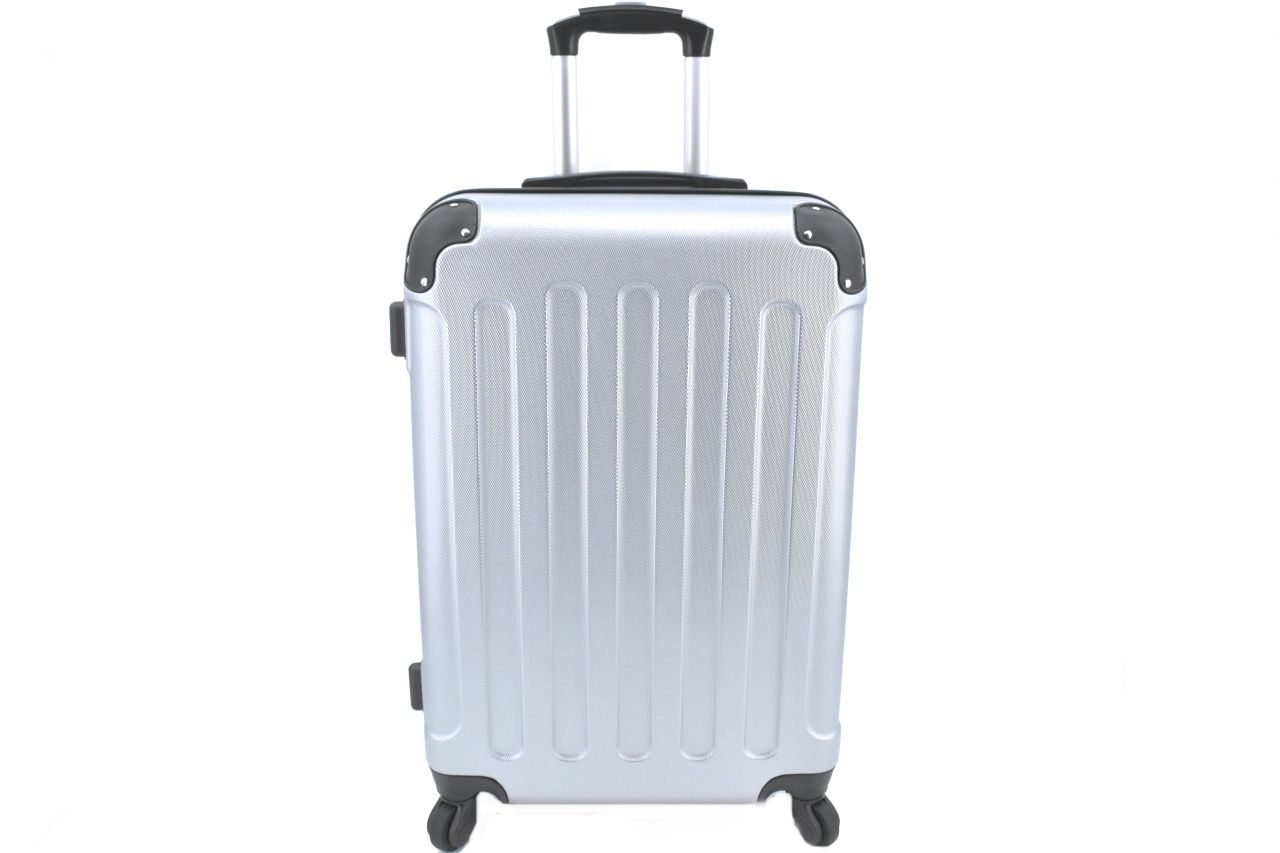 Cestovní palubní skořepinový kufr na čtyřech kolečkách Arteddy (XS) 30l - stříbrná 6016 (XS)