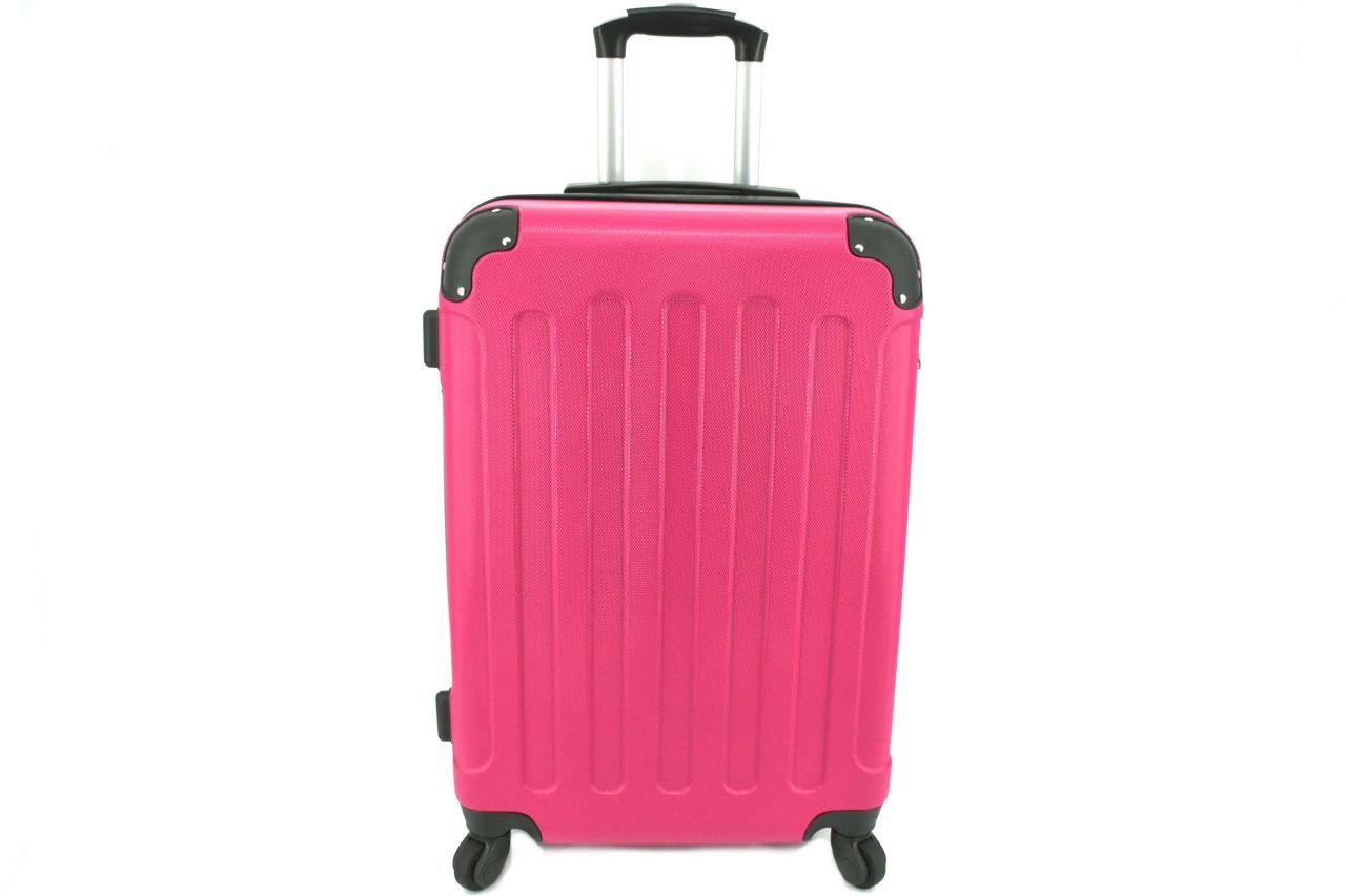 Cestovní palubní skořepinový kufr na čtyřech kolečkách Arteddy (XS) 30l - fuxia 6016 (XS)