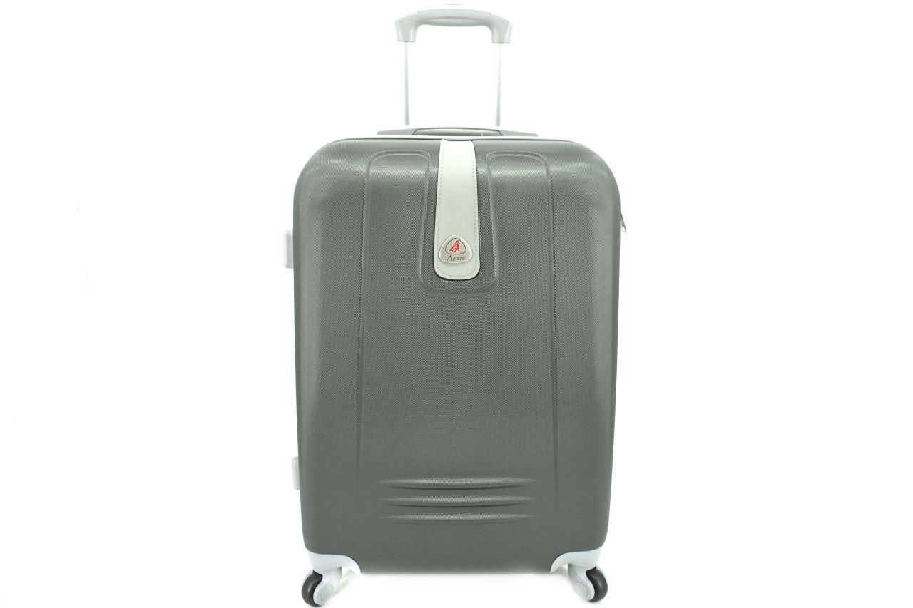 Cestovní kufr Agrado / 4 kolečka - tmavě šedá (L) 90l 6168 (L)