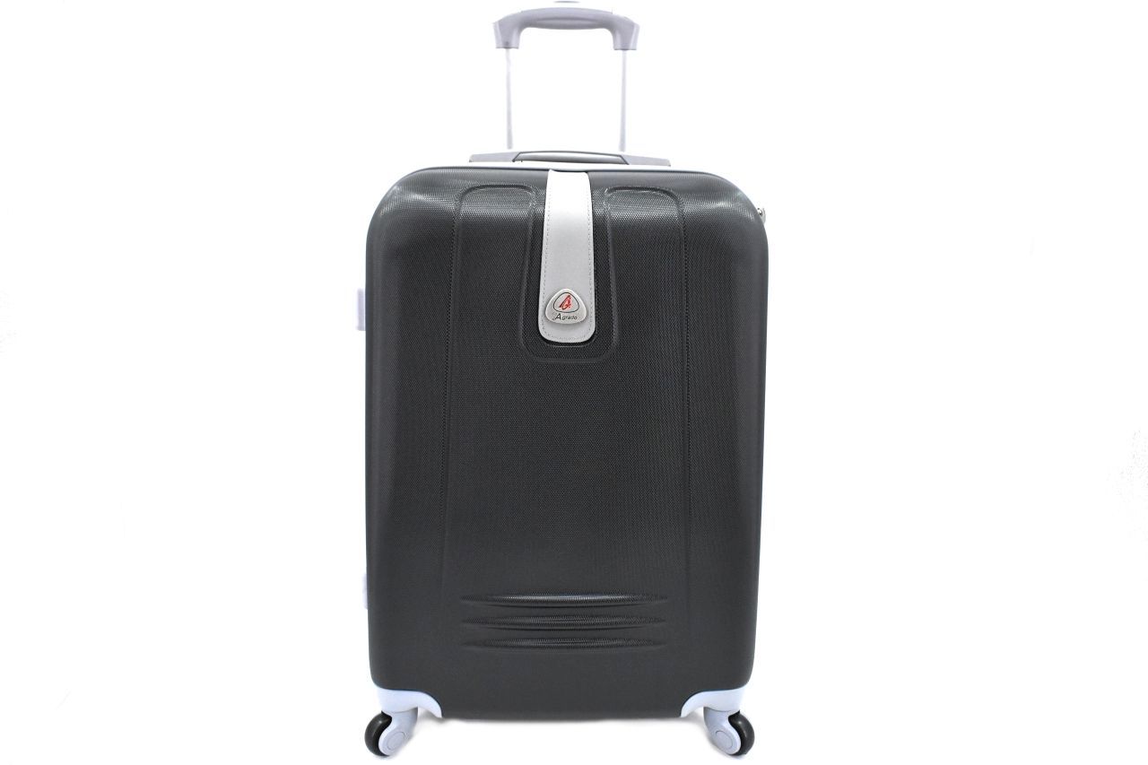 Cestovní palubní kufr Agrado / 4 kolečka - černá (XS) 30l 6168 (XS)