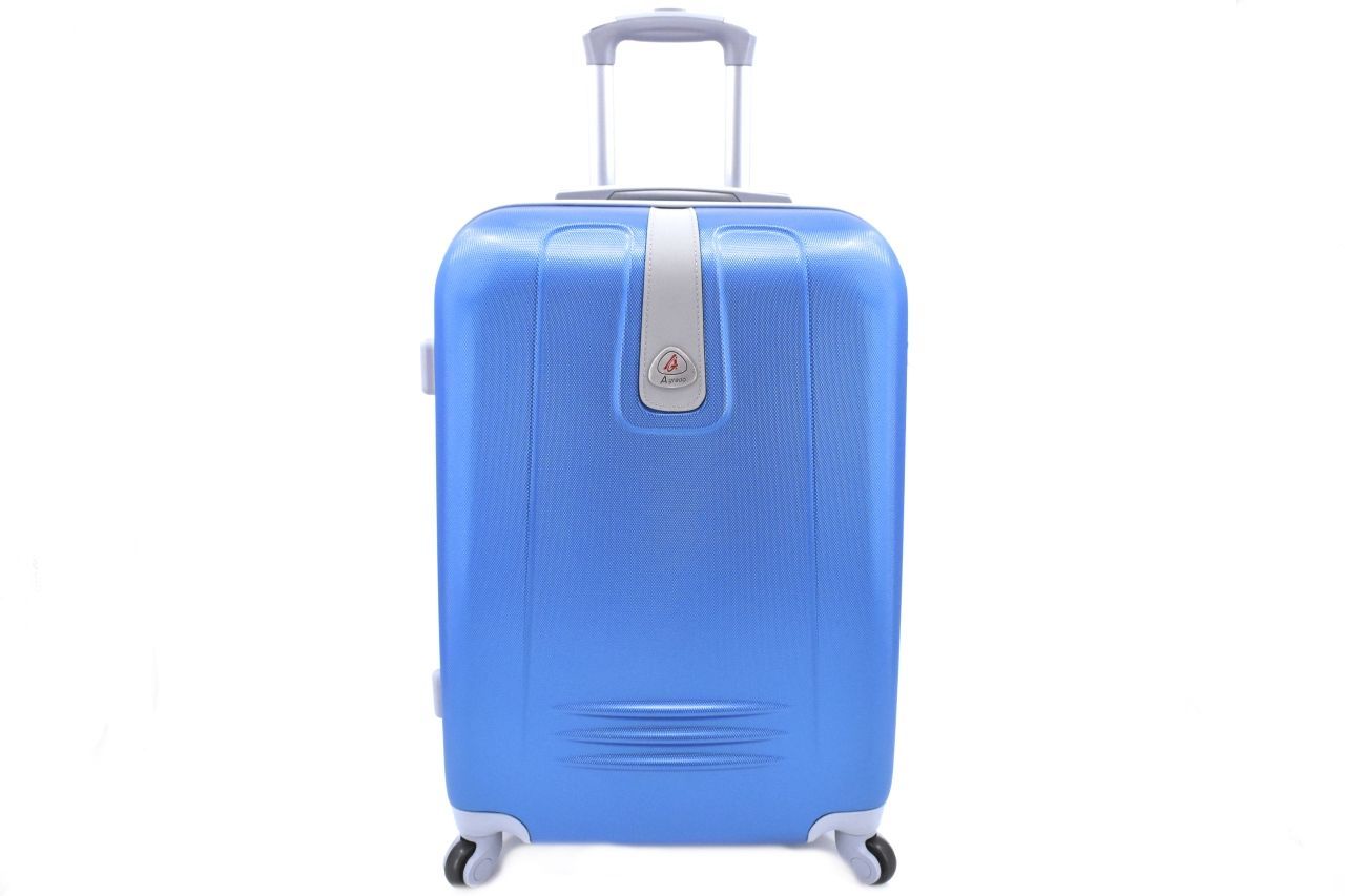 Cestovní palubní kufr Agrado / 4 kolečka - modrá (XS) 30l 6168 (XS)