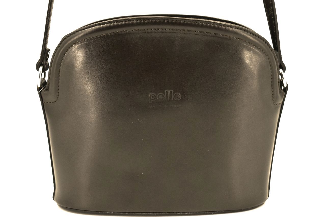 Dámská kožená kabelka crossbody Arteddy - tmavě hnědá 38972