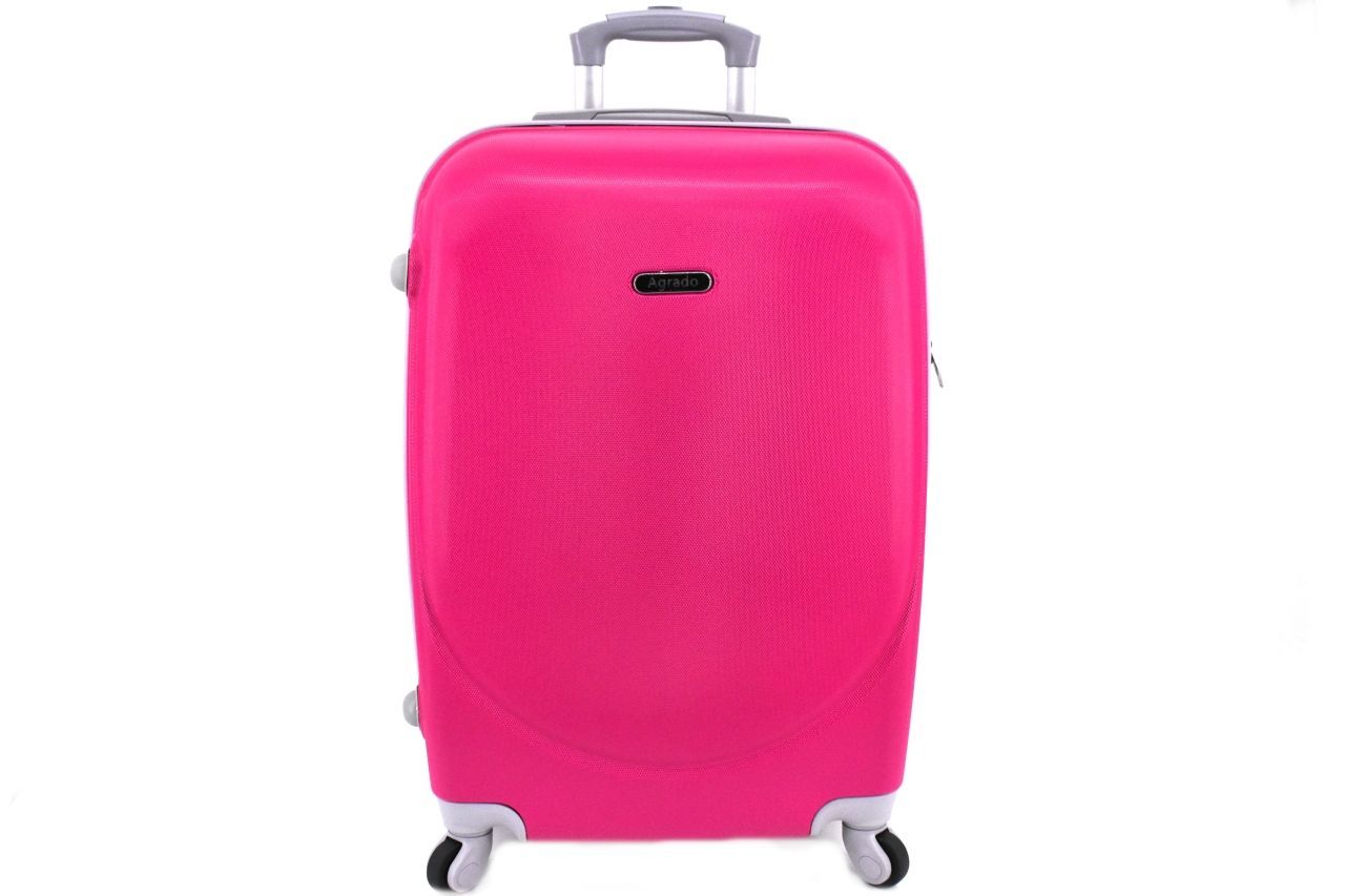 Cestovní palubní kufr skořepinový na čtyřech kolečkách Agrado (XS) 30l - fuxia 6011(XS)