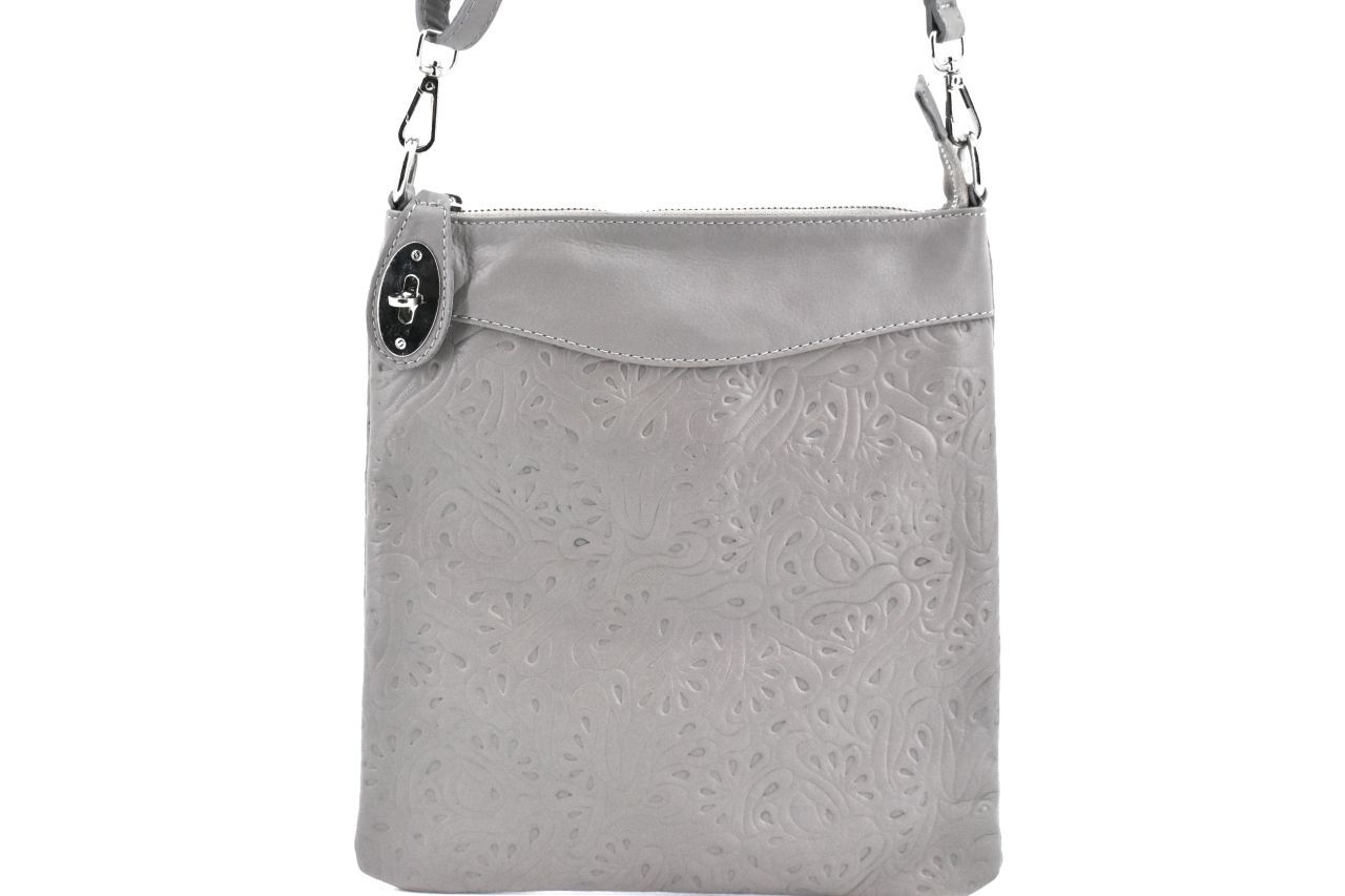 Dámská kožená kabelka crossbody Arteddy - taupe 35867