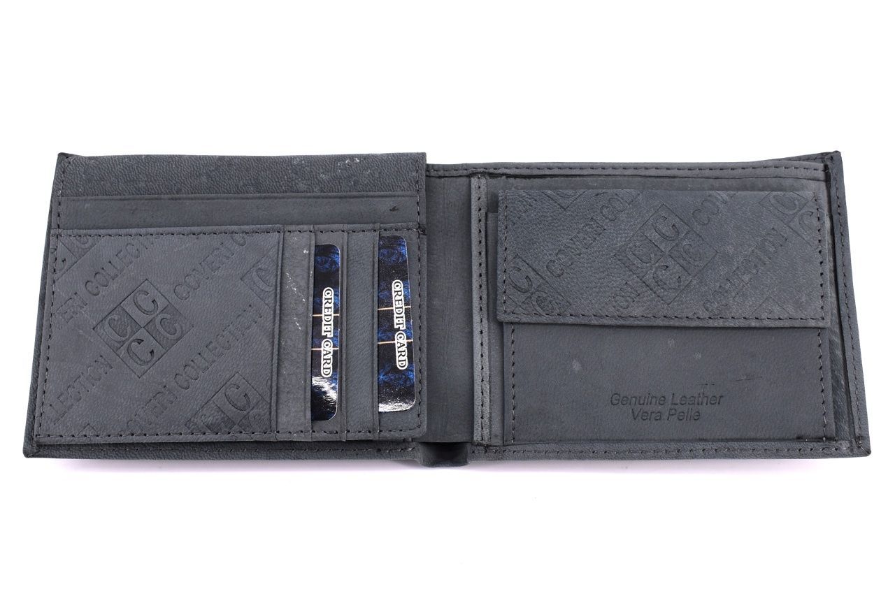 Pánská kožená peněženka Coveri Collection - hnědá 31755