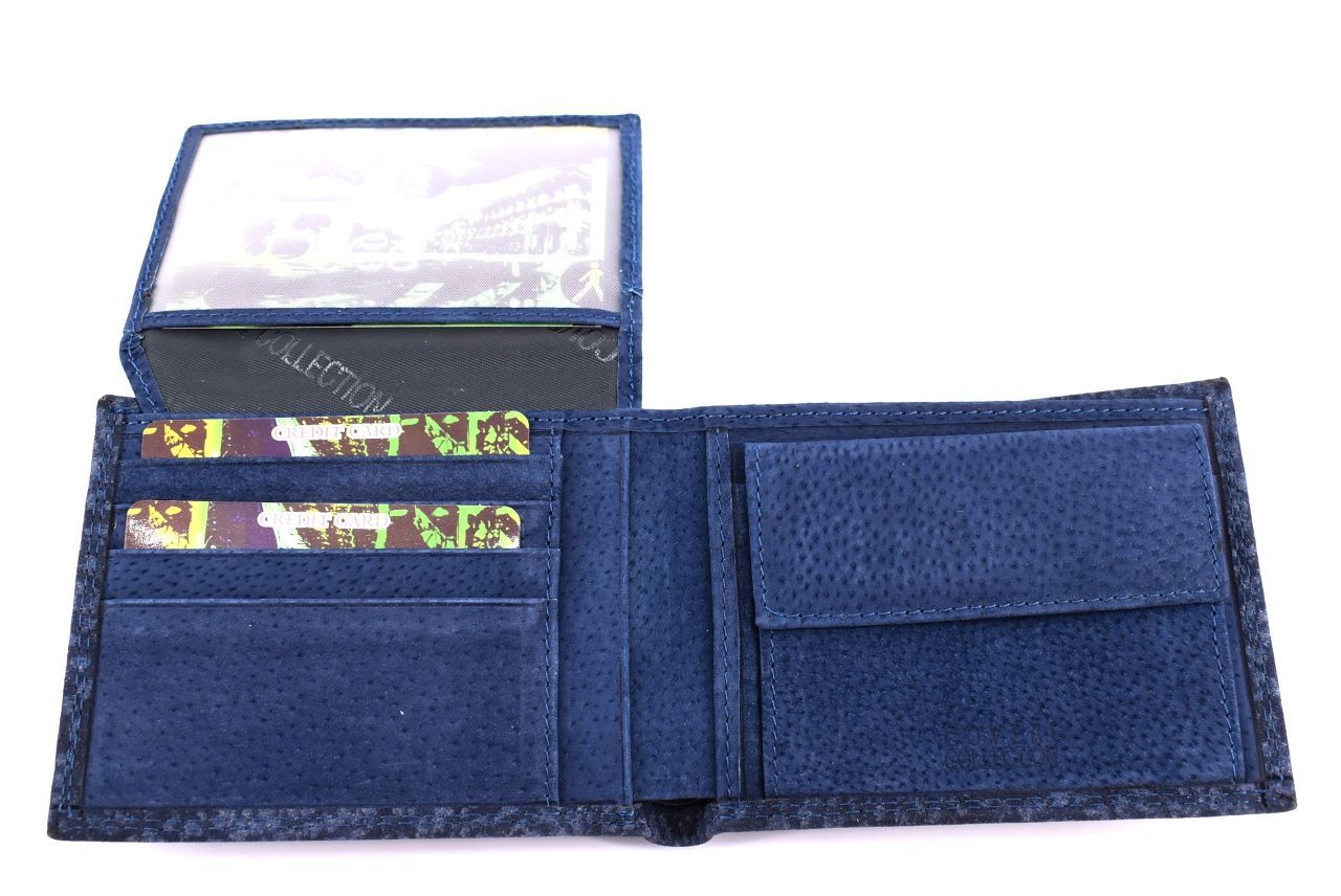 Pánská kožená peněženka Coveri Collection - hnědá 32613
