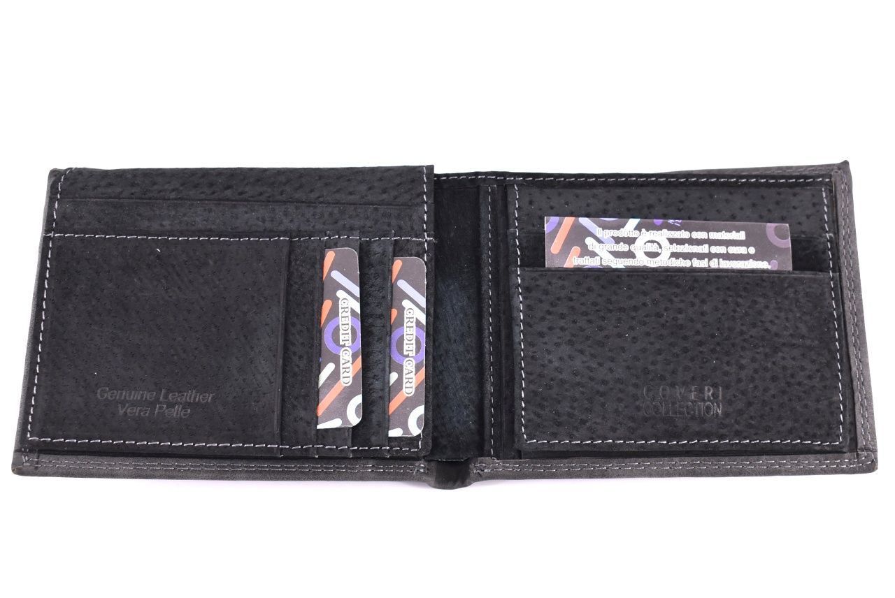 Pánská kožená peněženka Coveri Collection - hnědá 32615