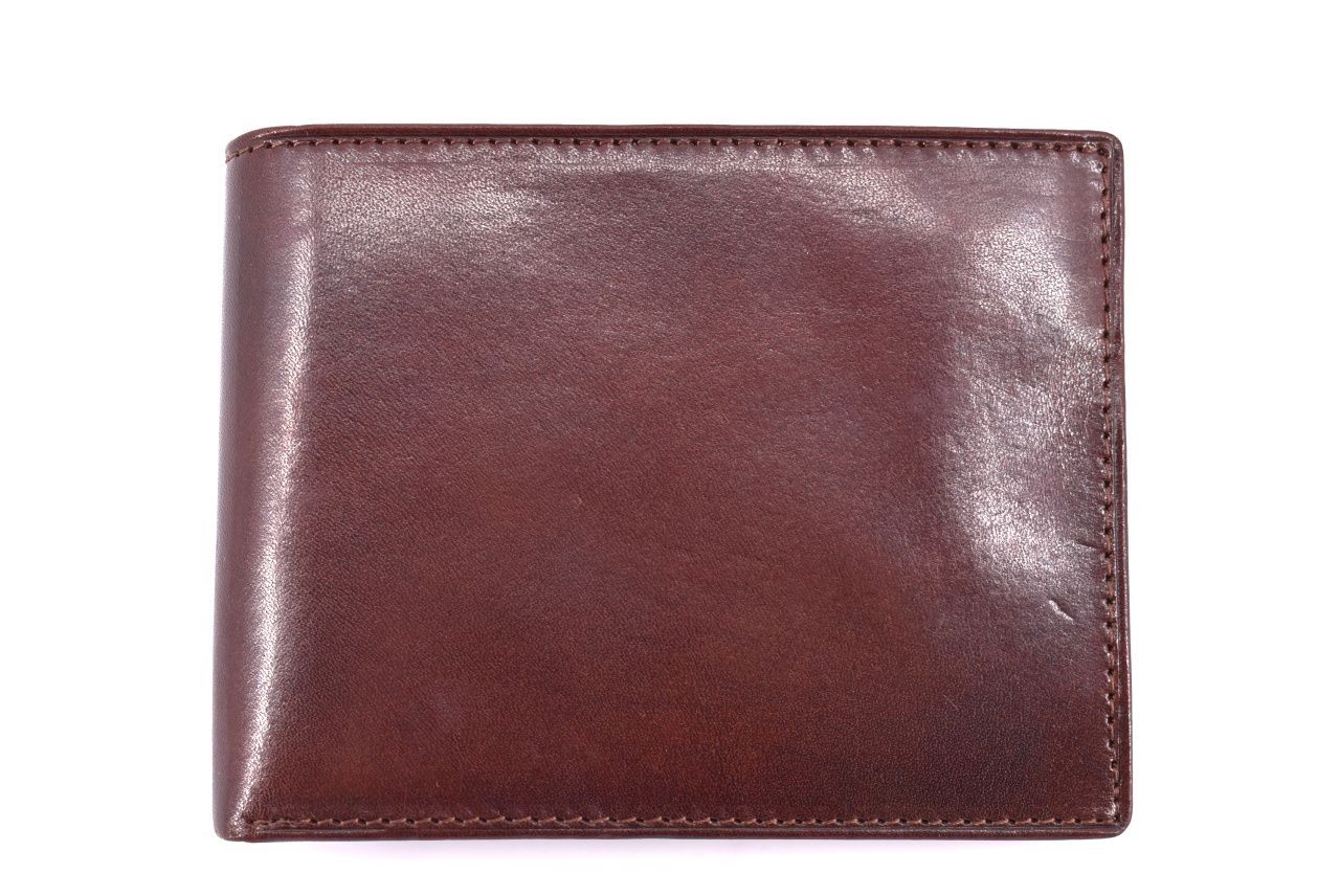 Pánská kožená peněženka Arteddy - tmavě hnědá 32220