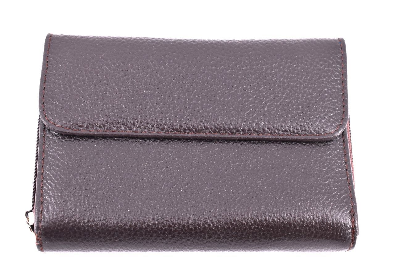 Dámská kožená peněženka Arteddy - tmavě hnědá 34563