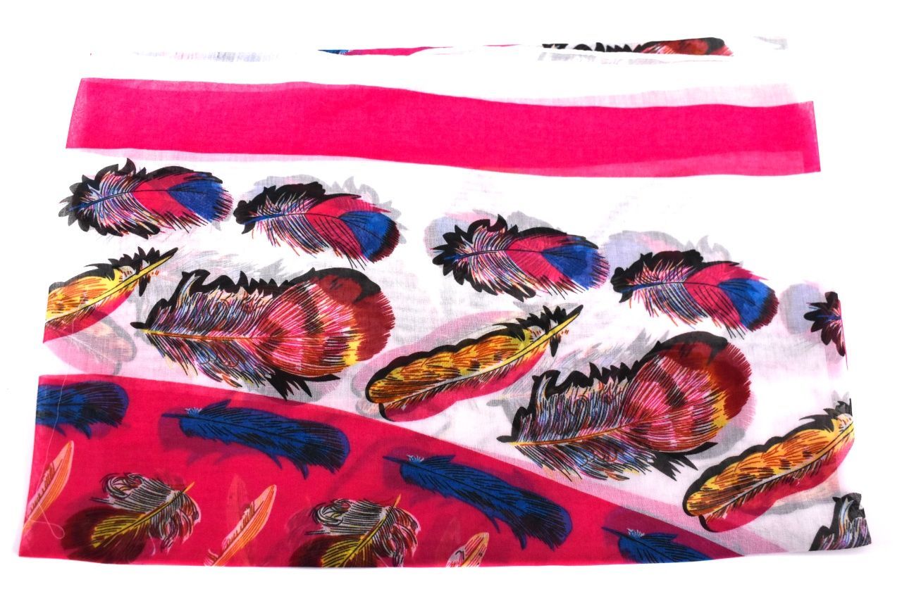 Moderní dámský šátek - růžová
