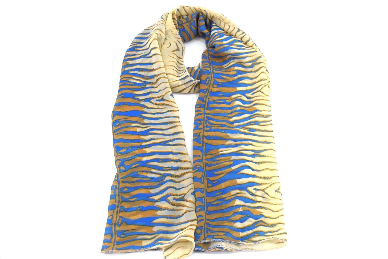 Moderní dámský šátek - modrá