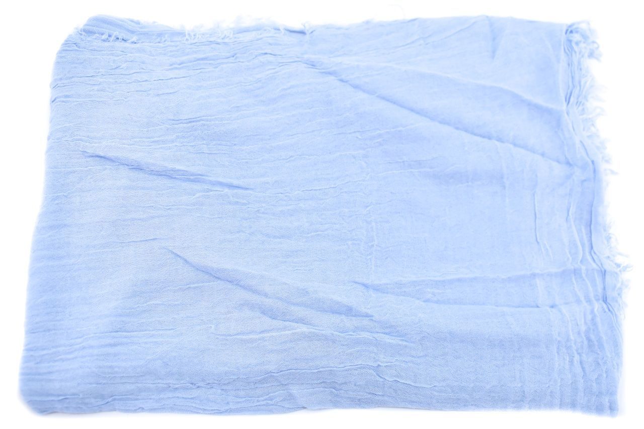 Dámský jednobarevný šátek - světle modrá
