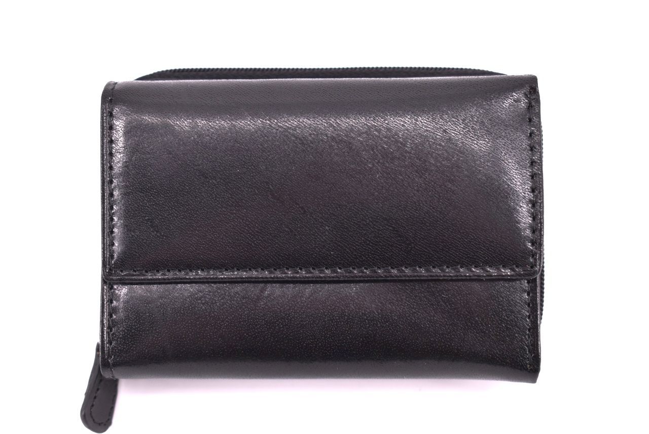 Dámská kožená peněženka Arteddy - černá