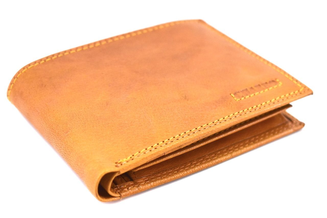 Kožená peněženka Charro - hořčicová