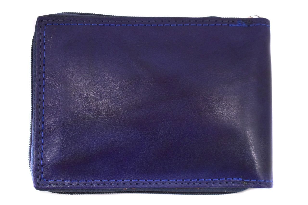 Kožená peněženka Charro - modrá