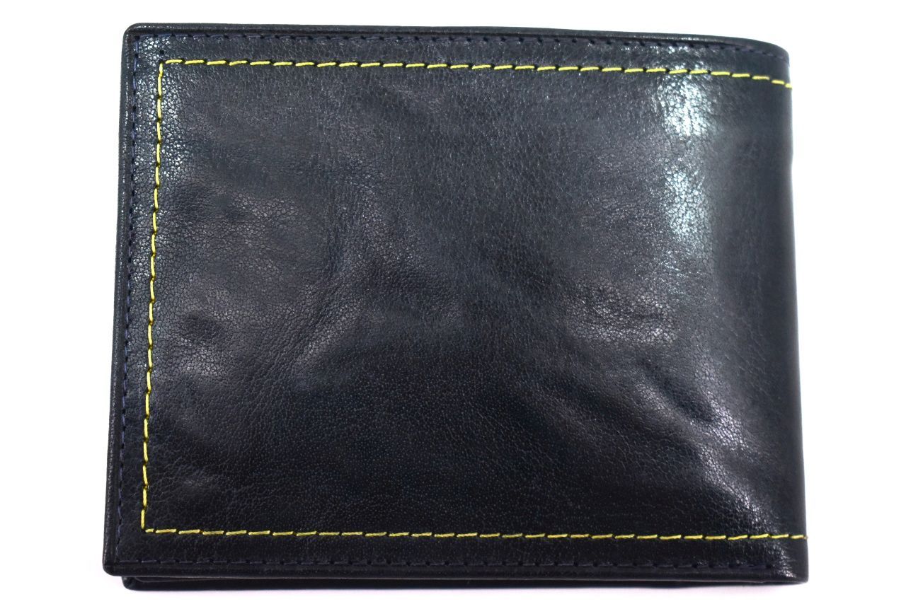 Kožená peněženka Charro - tmavě modrá