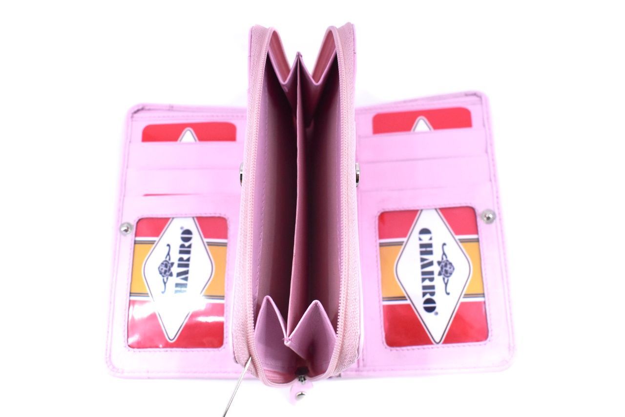 Kožená peněženka Charro - růžová
