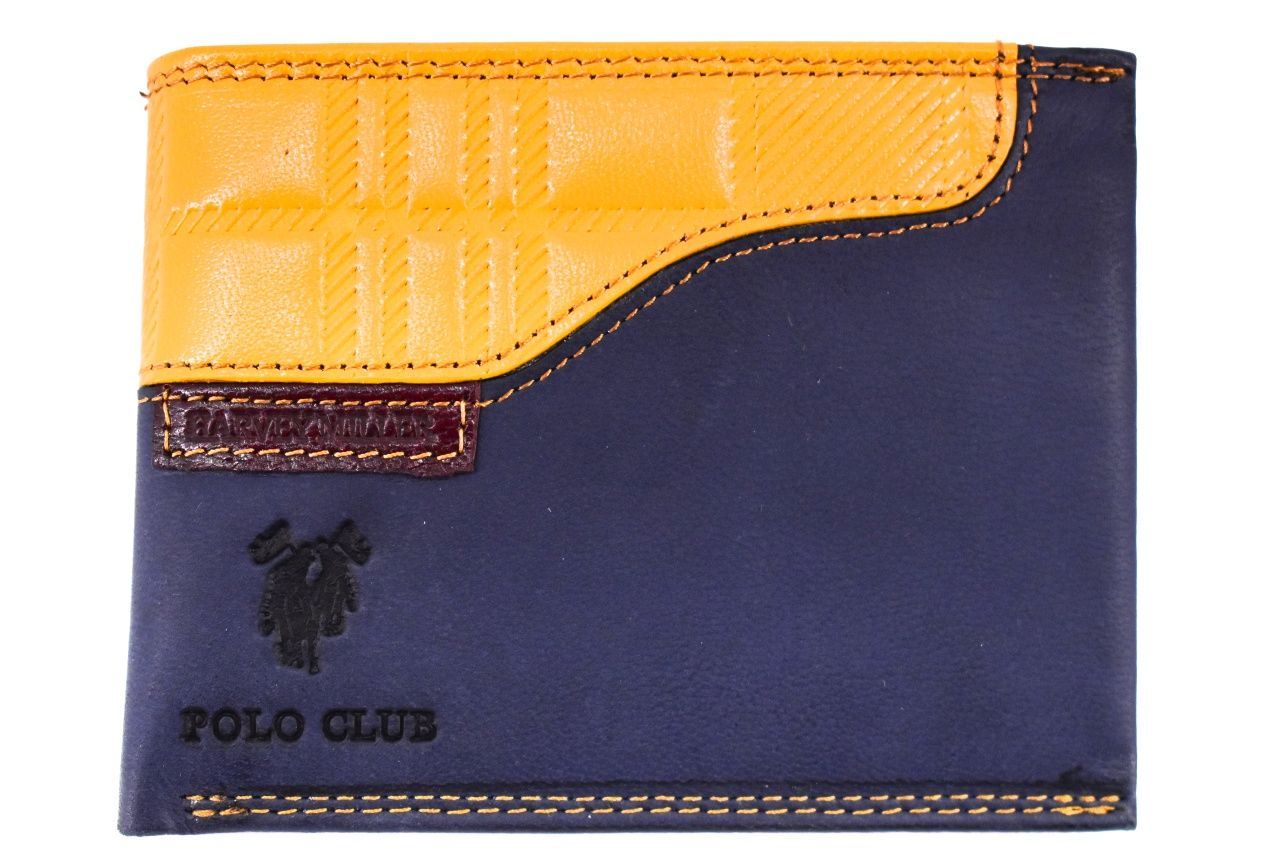 Kožená peněženka Harvey Miller - tmavě modrá