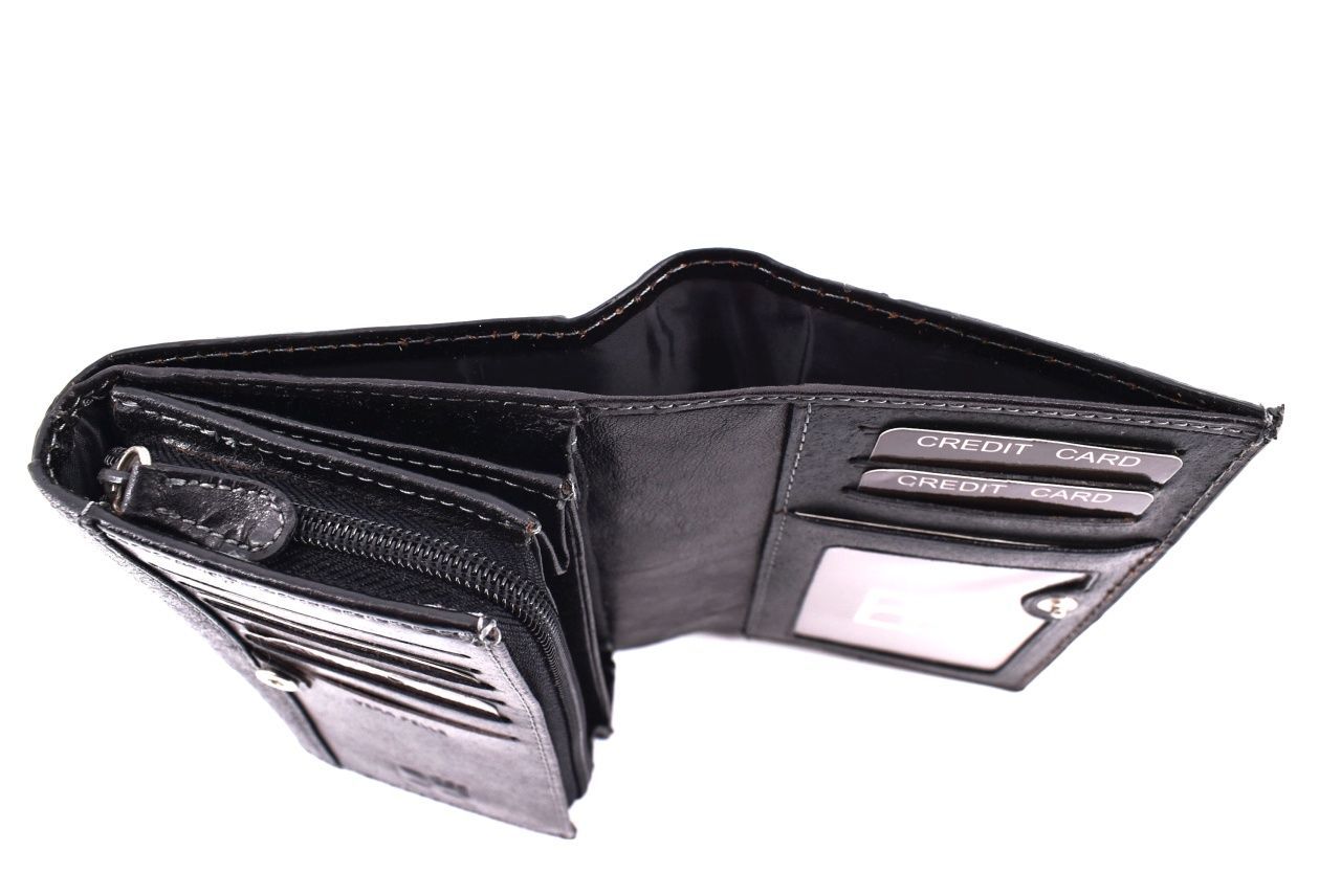 Dámská kožená peněženka Boss - černá 90946