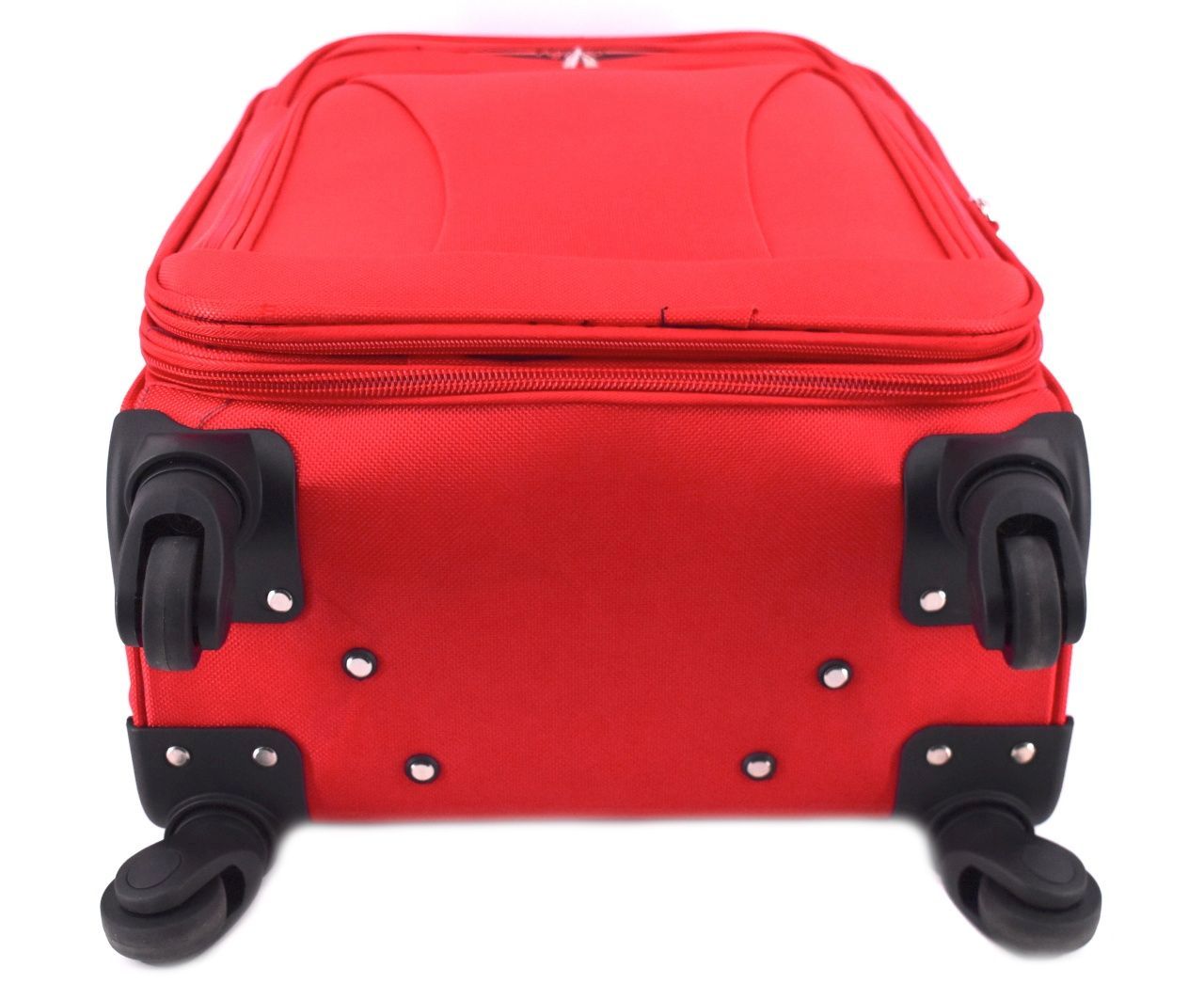 Cestovní textilní kufr na čtyřech kolečkách Agrado (S) 45l - červená 8021 (S)