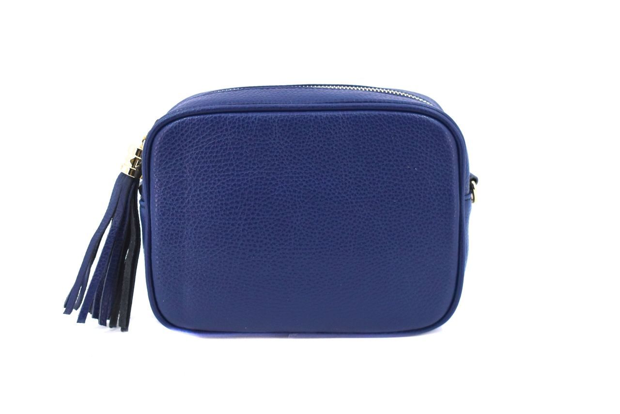 Dámská/dívčí kožená kabelka crossbody Arteddy - tmavě modrá 40885