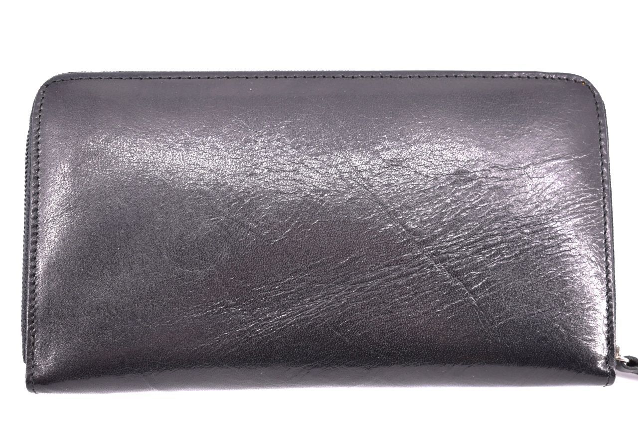 Dámská kožená peněženka černá
