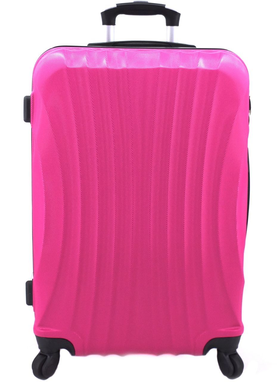 Cestovní skořepina kufr na čtyřech kolečkách Arteddy - (M) 60l fuxia 6020 (M)