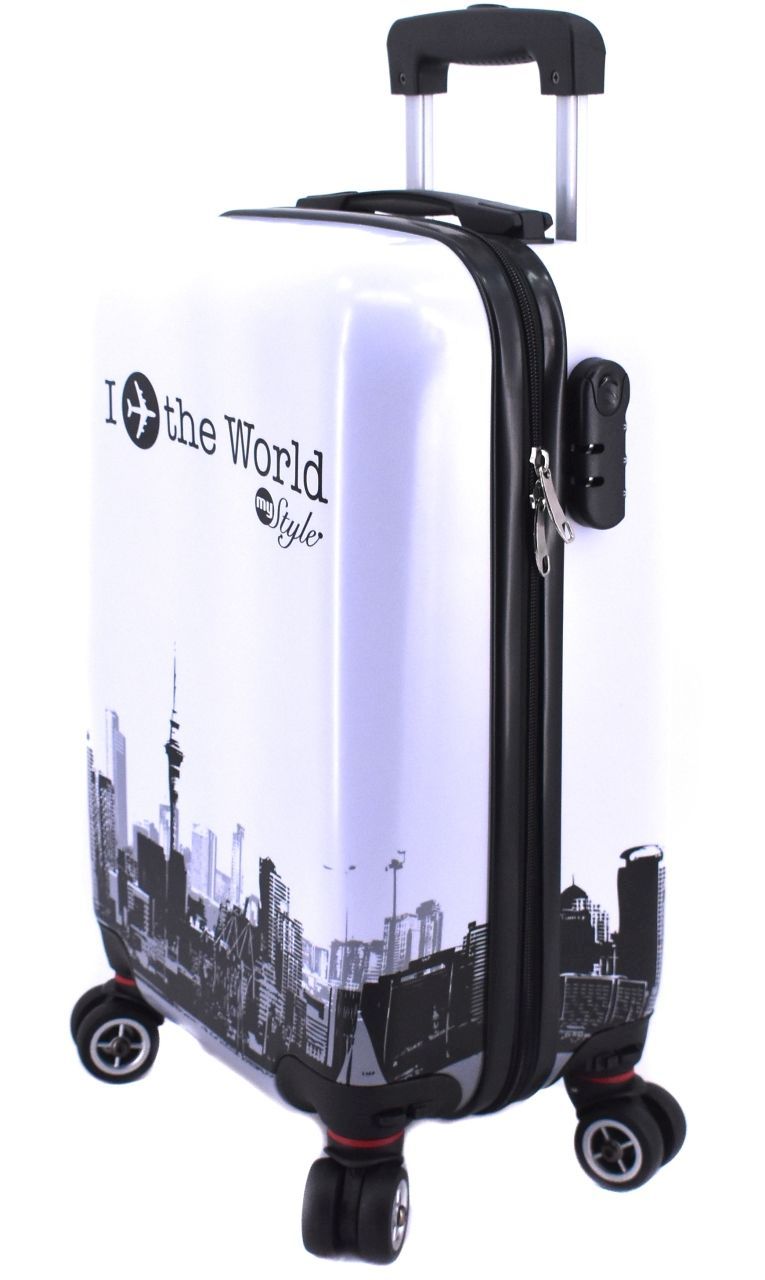 Cestovní  palubní kufr skořepinový na čtyřech kolečkách Arteddy - In the World 30l (XS)