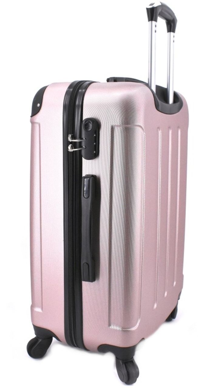 Cestovní skořepina kufr na čtyřech kolečkách Arteddy - (M) 60l tmavě šedá 6016 (M)