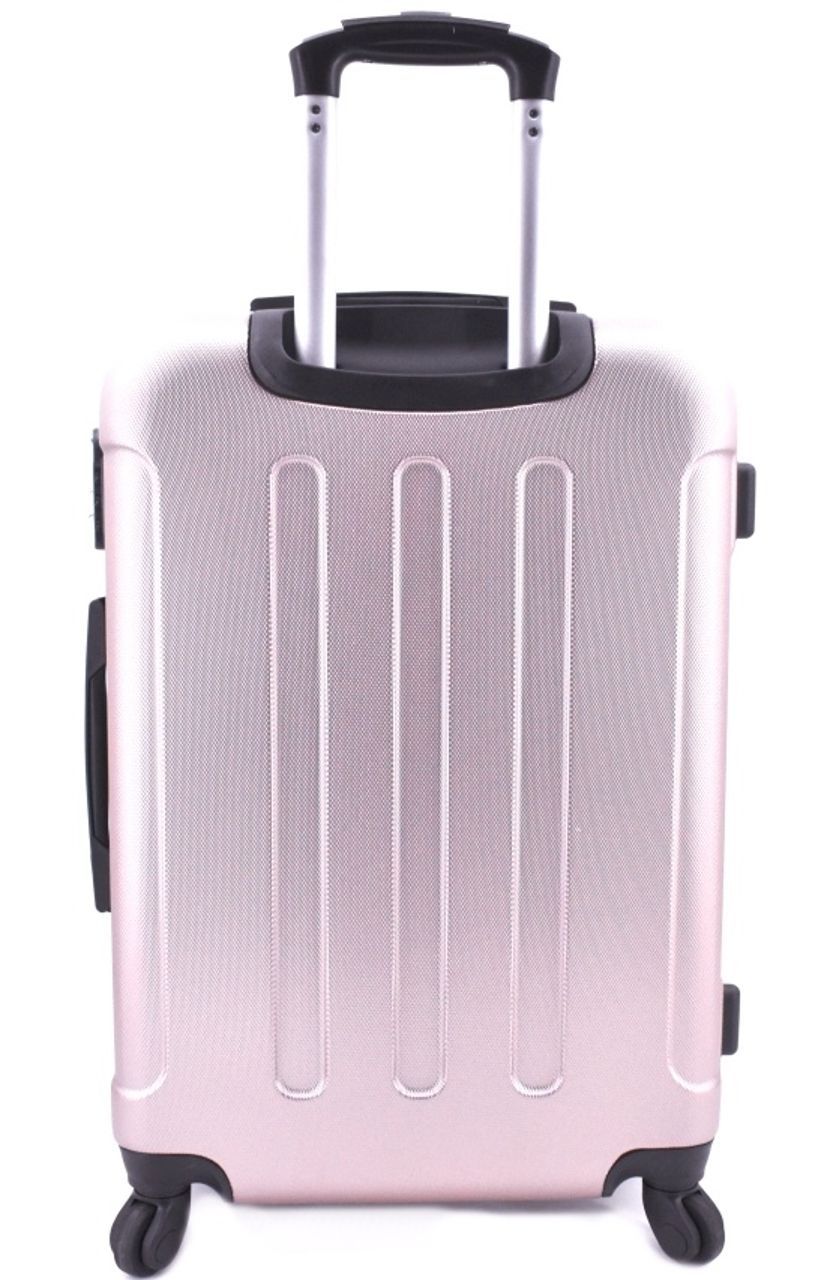 Cestovní skořepina kufr na čtyřech kolečkách Arteddy - (L) 90l růžová 6016 (L)