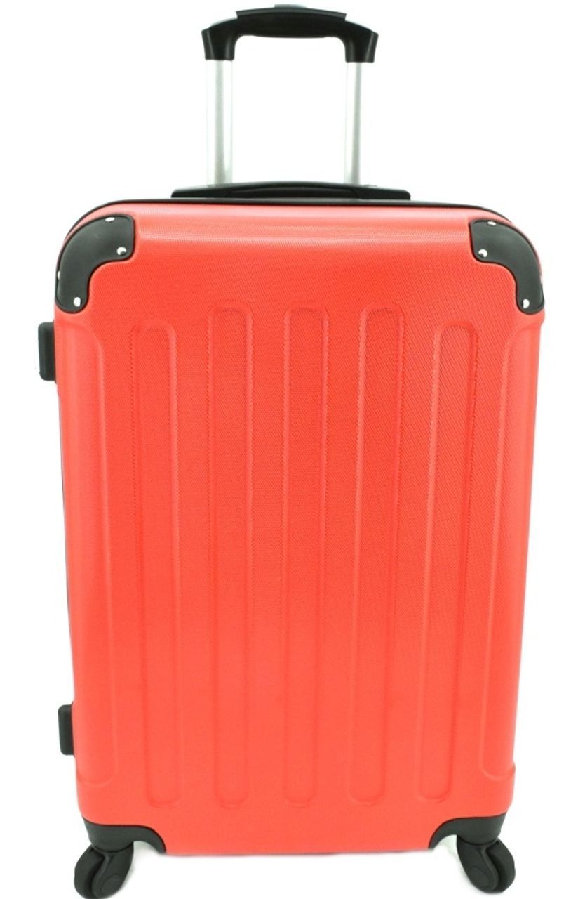 Cestovní skořepina kufr na čtyřech kolečkách Arteddy - (L) 90l červená 6016 (L)
