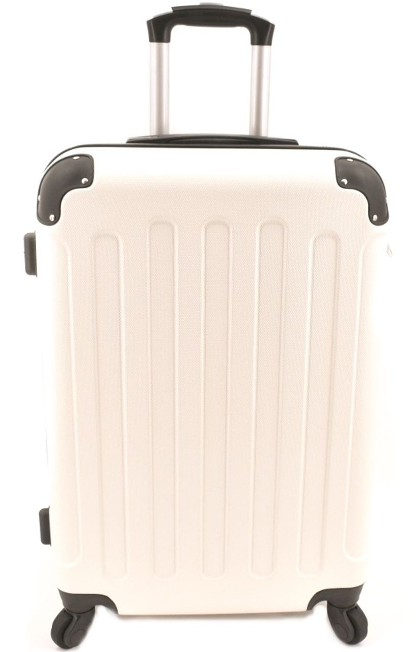 Cestovní skořepina kufr na čtyřech kolečkách Arteddy - (L) 90l krémová 6016 (L)
