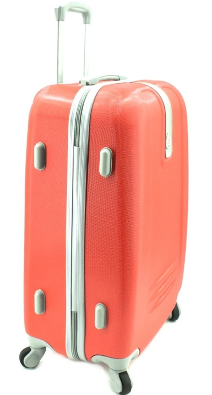Cestovní kufr Agrado / 4 kolečka - růžová (L) 90l 6168 (L)