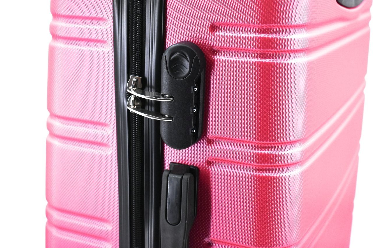 Cestovní palubní kufr skořepinový na čtyřech kolečkách Agrado (S) 40l - červená 6019 (S)