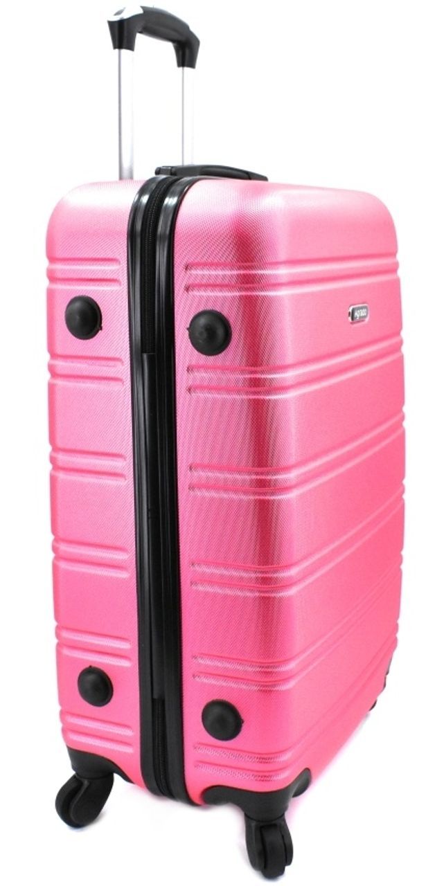 Cestovní kufr skořepinový na čtyřech kolečkách Agrado (L) 90l - červená 6019 (L)