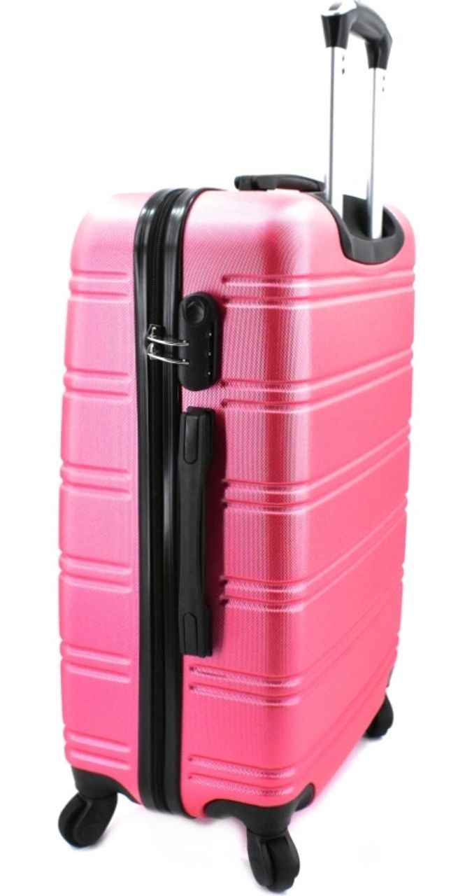 Cestovní kufr skořepinový na čtyřech kolečkách Agrado (L) 90l - červená 6019 (L)