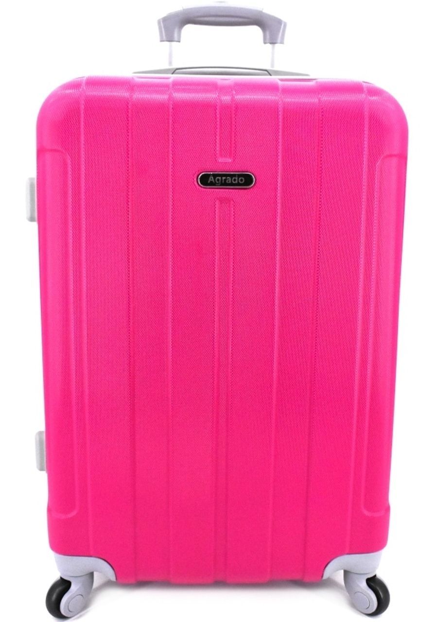 Cestovní palubní kufr skořepinový na čtyřech kolečkách Agrado (S) 40l - fuxia 6018 (S)