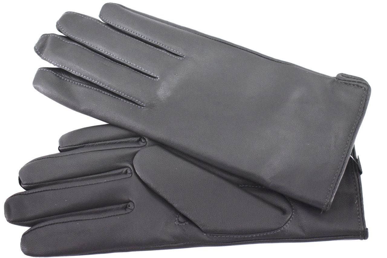 Dámské kožené rukavice Coveri Collection - tmavě šedá (M)