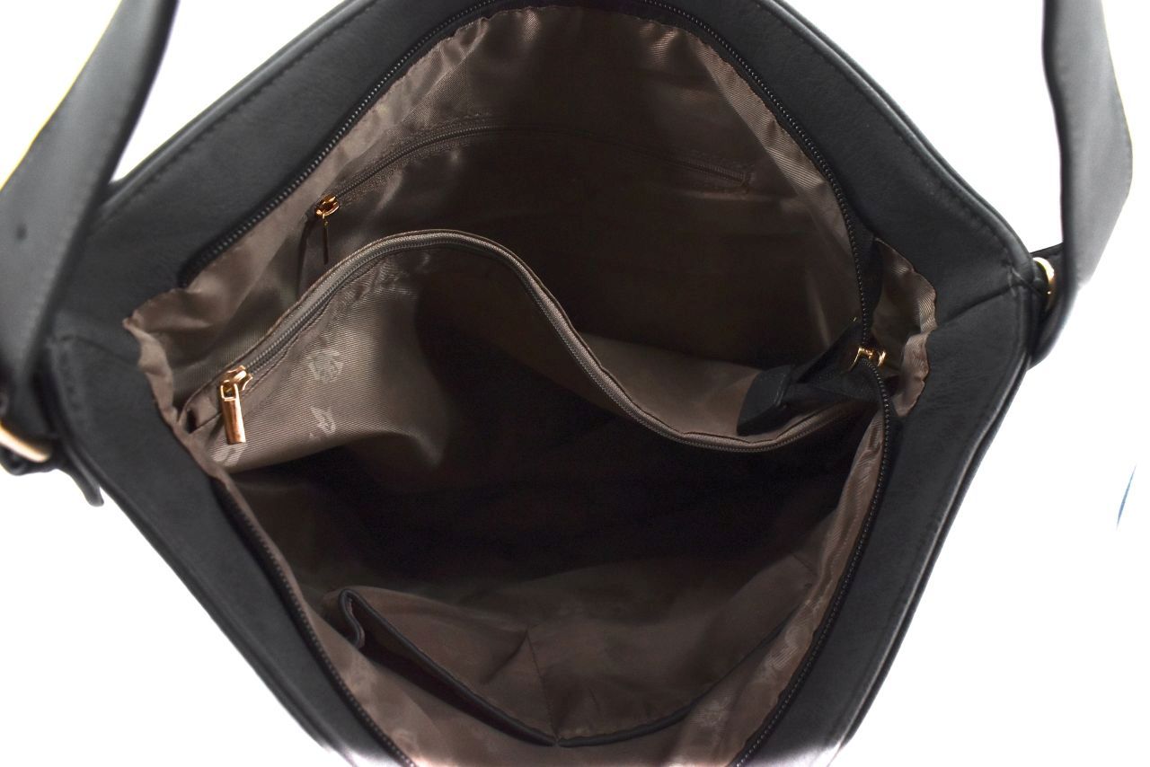 Moderní dámská kabelka s károvaným vzorem - zelená 38094