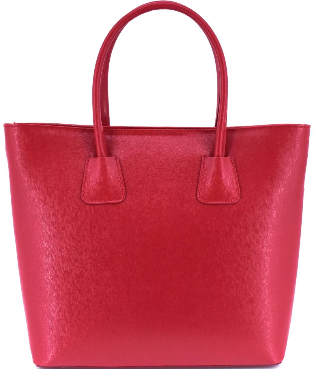 Moderní dámská kožená kabelka Arteddy - červená 40912