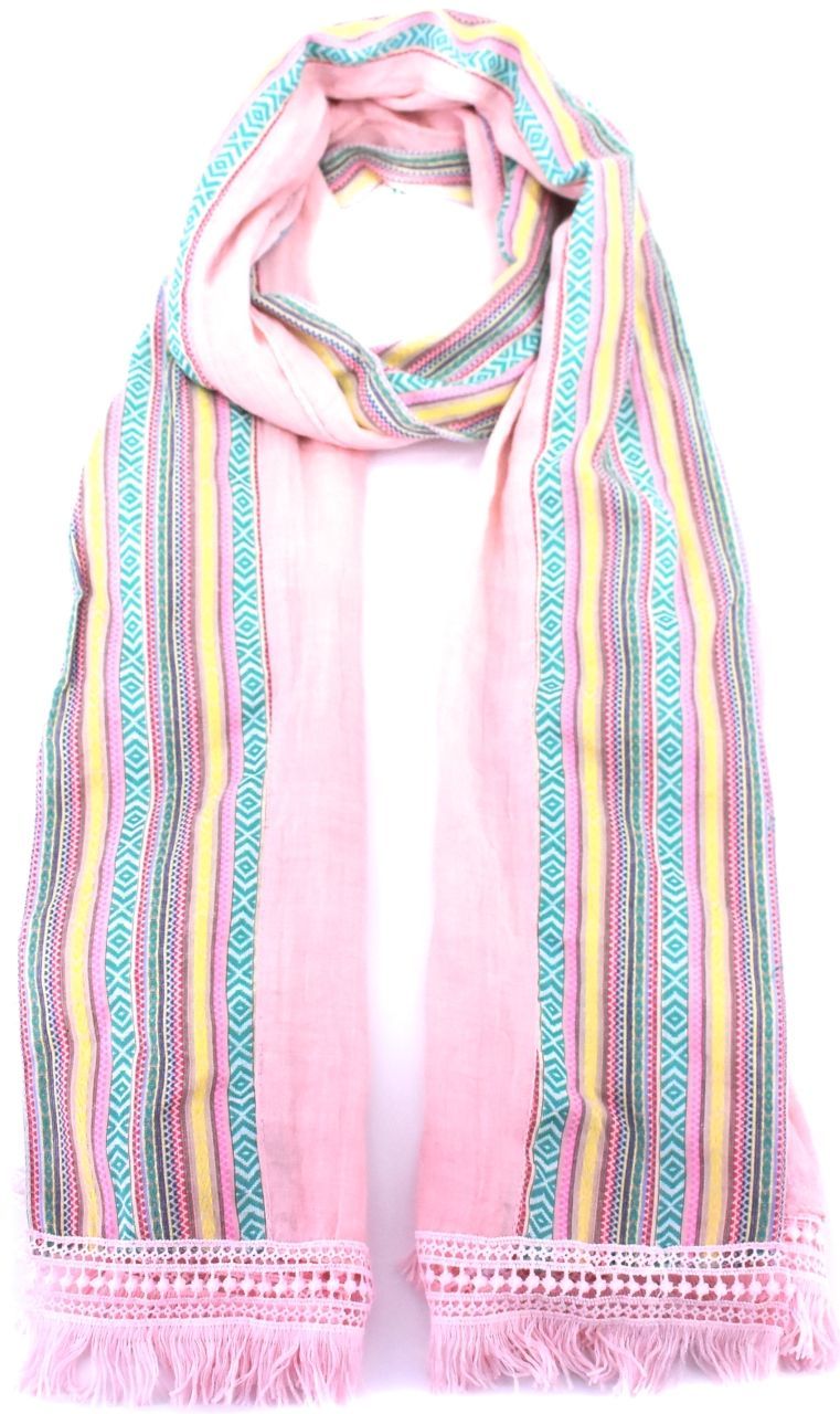Moderní šátek - světle růžová