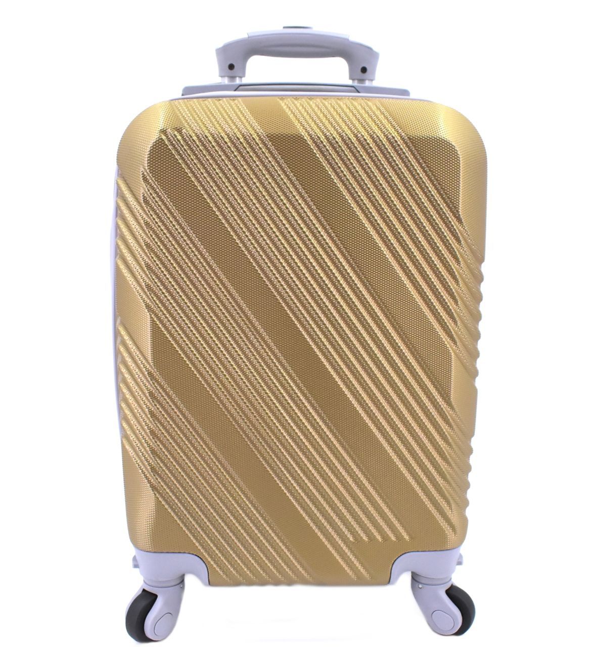 Cestovní palubní kufr Arteddy / 4 kolečka - zlatá (XS) 30l 6022 (XS)